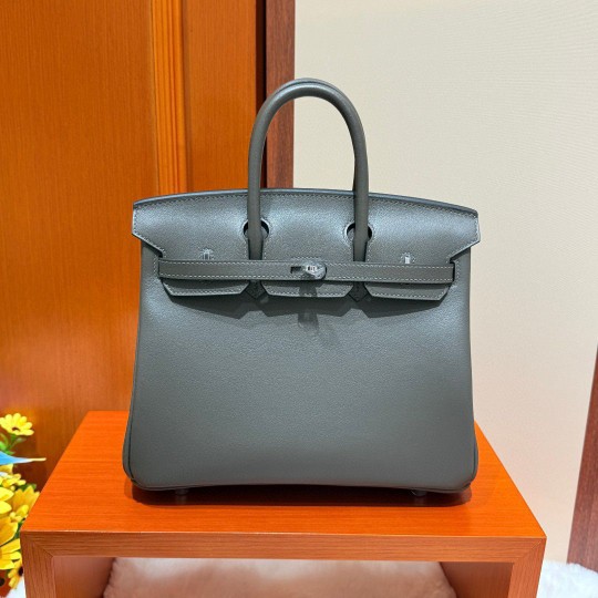Hermes Birkin 25 Swift 8F Etain PHD